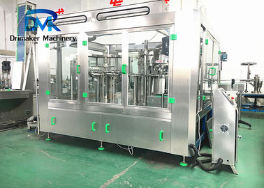 Máy đóng chai Soda Nắp rót Isobaric Máy vặn nước uống có ga