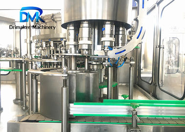 Nước trái cây có ga Đồ ​​uống hoàn chỉnh Máy đóng chai Soda Điều khiển PLC