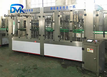Plc Control Liquid Bottling Machine Glass Chai Filling Machine Electric Drive