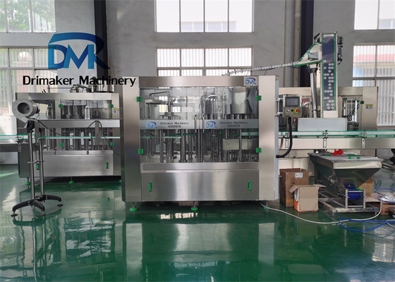Áp suất không khí 0,4 - 0,6Mpa Máy đóng chai nước đóng chai với độ chính xác làm đầy ≤ ± 2 mm