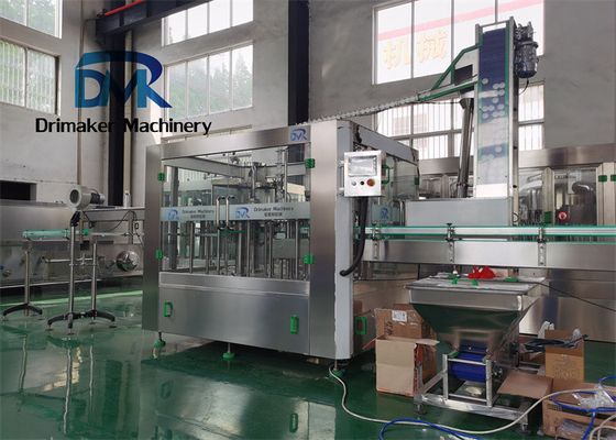 Áp suất không khí 0,4 - 0,6Mpa Máy đóng chai nước đóng chai với độ chính xác làm đầy ≤ ± 2 mm